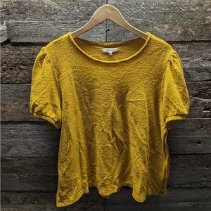 Madewell Mustard Yellow XL shirt